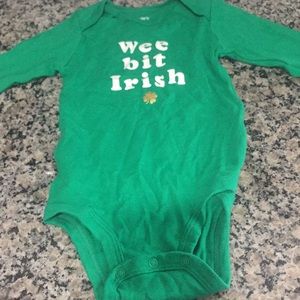 St Patrick’s Day onesie